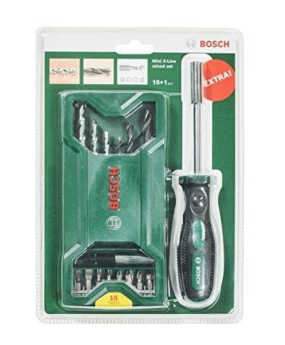 Bosch tilbehør 2607017654 Mini X-Line 16-delt bore- og bitsæt (2607017654)