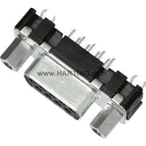 Harting 09 66 251 6513 D-sub hunstik 180 ° Antal ben: 15 Lodning 1 stk.