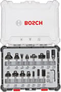Miniatyrbild 1 av 3: Bosch - fräshuvud - för mjukt trä, hårt trä - 15 st