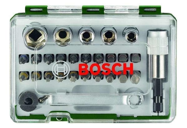 Bosch tilbehør Promoline topnøglesæt metrisk 1/4 (6,3 mm) 27 styk 2607017160