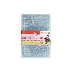 Fischer MEISTER-BOX SX med skruvar - Skruv & dymlingssats - Betong - Grå - 80 st (s) - Box (513777)