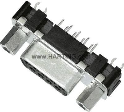 Harting 09 66 151 6513 D-sub hunstik 180 ° Antal ben: 9 Lodning 1 stk.