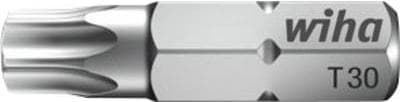 Wiha Torx bit T 10 krom vanadium stål hærdet C 6.3 2 stk (08421)
