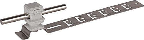 Dehn+Söhne kattosiiman pidike 204 149 UNIsnap StSt/K-grey kattosiiman pidike ukkossuojaukseen 4013364042285 (3 kpl kattosiiman pidikettä)
