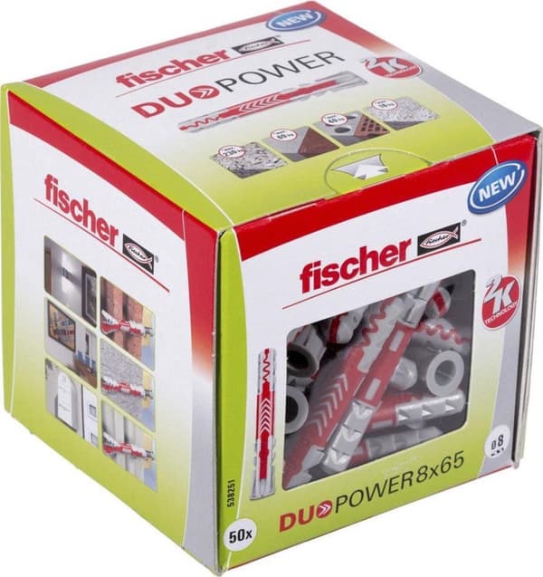 Pluggar fischer DUOPOWER 8x65 (50st)