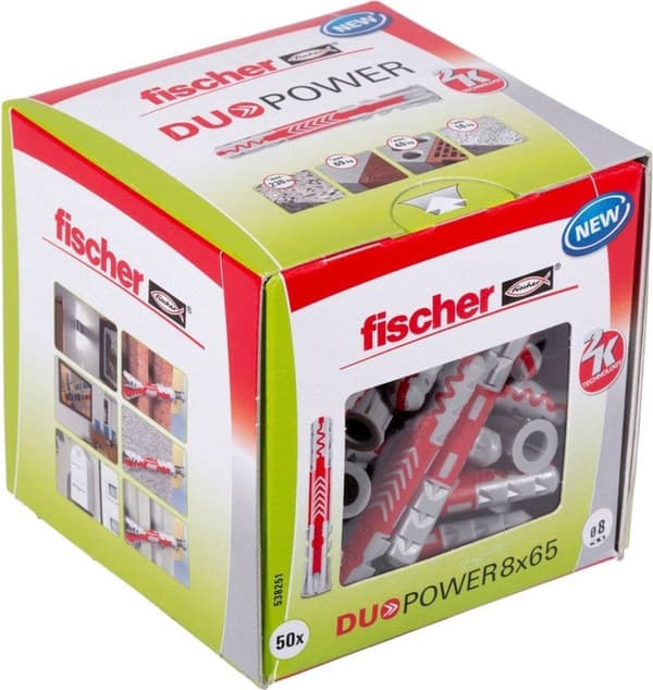 Pluggar fischer DUOPOWER 8x65 (50st)