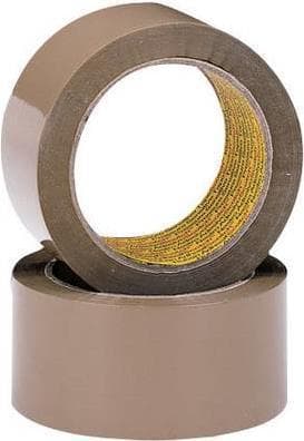 3M förpackningstejp (L x B) 66 mx 50 mm Brun Bi-axiellt orienterad polypropen (BOPP) film SCOTCH® 3 (KT-0000-0002-8)