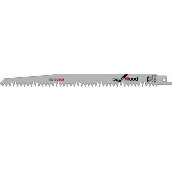 Bosch frem- og tilbagegående savklinge S 1531 L 190mm groft træ - 5 stk.