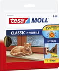 Miniatyrbillede 1 af 6: Vejrliste P gummi 6m 0,9cm brun
