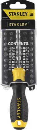 Miniatyrbillede 1 af 3: STANLEY STHT0-70885 Multibit skruetrækkersæt - 34 stykker - med holder