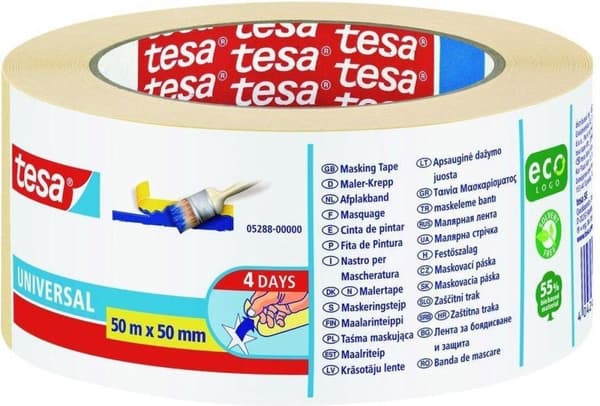 Tesa Maskeringstejp - 50 mx 50 mm