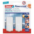 Miniatyrbillede 1 af 11: Tesa Powerstrips Kroge Classic Large - Hvid - 2 stk