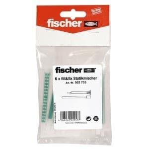 Fischer 502735 statisk blandare fyllning fix i polybag innehåll 6 stycken (502735)