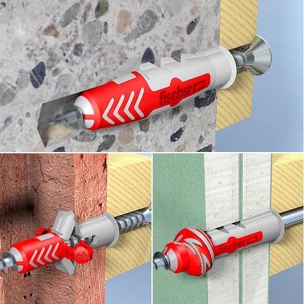 Fischer plugg Duopower 10x50mm (Pris per 50 st)
