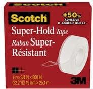 Scotch självhäftande film Super-Hold 700K, 19 mm x 25,4 m, kristallklar kartong, lätt att rulla ut, kärndiameter: 25 mm, - 1 st (700K-EU)