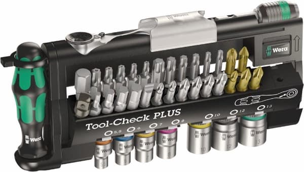 Wera 505649001 38-delt Tool-Check PLUS tilbehørssæt