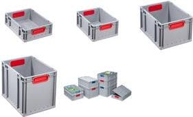 ProfiPlus EuroBox 412, grå/rød (456700)