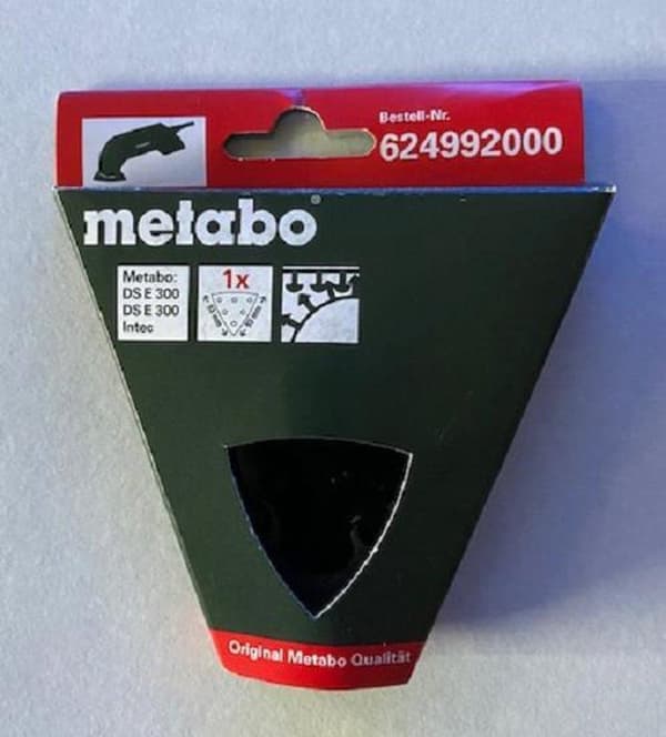 Metabo 624992000 Perforerad slipplatta med kardborreknäppning för DSE300 / DSE300 - 90x90mm