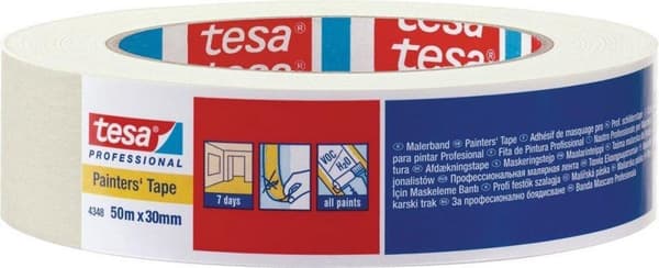 Tesa 4348 Målartejp - Kräm - 50mm x 50m