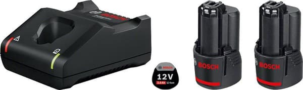 Bosch Professional 1600A019RD Bosch startsæt GAL 12V-40 2xGBA 12V 3