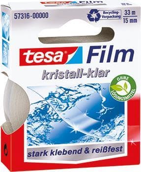 TESA 57316 33 m läpinäkyvä polypropeeni (PP) 1 kpl (57316-00000-01)