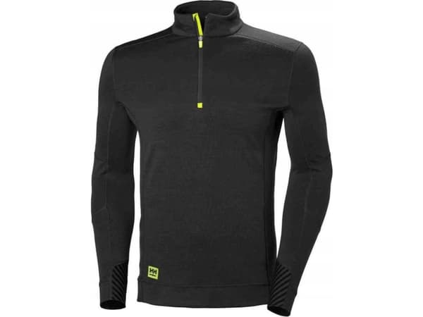 Helly Hansen Lifa Half Zip Thermal T-paita Musta