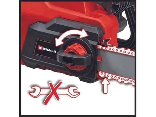 Einhell GC-EC 2040, 7100 RPM, 40 cm, 37,5 cm, 15,5 m/s, Sort, Rød, 0,16 l