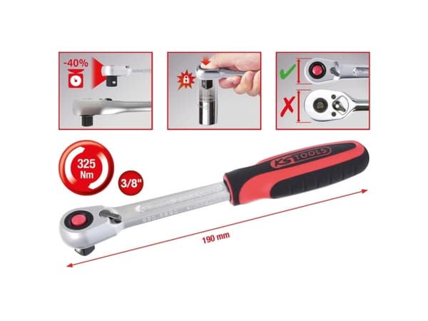 KS Tools 920.3890, Krom-vanadium-stål, 72 stk, DIN 3120, ISO 1174, DIN 3122, ISO 3315, 1 stk, 267 g
