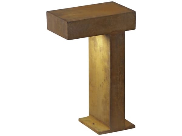 SLV RUSTY PATHLIGHT 40, Golvbelysning för utomhusbruk, Rostfärgad, Stål, IP55, I, Golvmontering