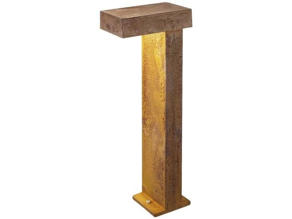 SLV RUSTY PATHLIGHT 70, Lattiavalaistus ulkotiloihin, Ruosteenvärinen, Terästä, IP55, I, Lattia-asennus Ruosteenvärinen