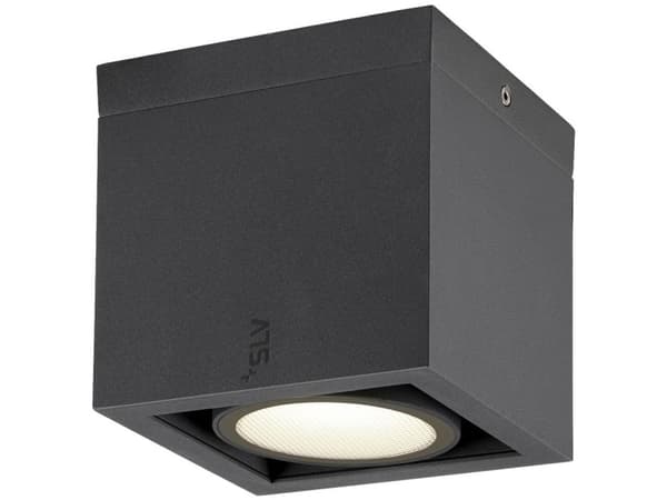 SLV ESKINA FRAME, Kattovalaistus ulkotiloihin, Antrasiitti, Alumiini, IP65, Sisäänkäynti, I