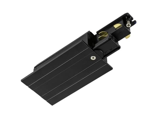 SLV 1006519 S-Track Højvolt-skinnesystem-komponenter Endeindføring S-spor Sort
