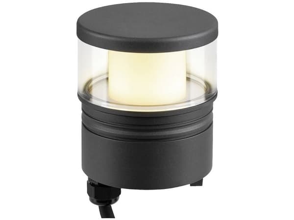 SLV M-POL S, Utendørs sokkel/stang-belysning, Antrasitt, Aluminium, IP65, I, IK10