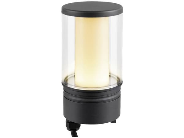 SLV M-POL M, Utendørs sokkel/stang-belysning, Antrasitt, Aluminium, IP65, I, IK10