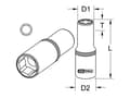 Miniatyrbild 2 av 4: KS Tools 917.5391 9175391 Toppnyckel