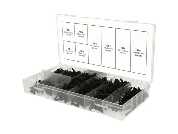 KS Tools 970.0800, M3, DIN 7981, 630 g, 750 kpl