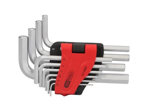 KS Tools 151.5080, 10 kpl, Terästä, Kromi, DIN ISO 2936, 304 g