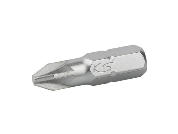 KS Tools 911.5123, 1 styck, Pozidriv, Nickel, DIN 3126, ISO 1173 - C 8, 30 mm, 10 g