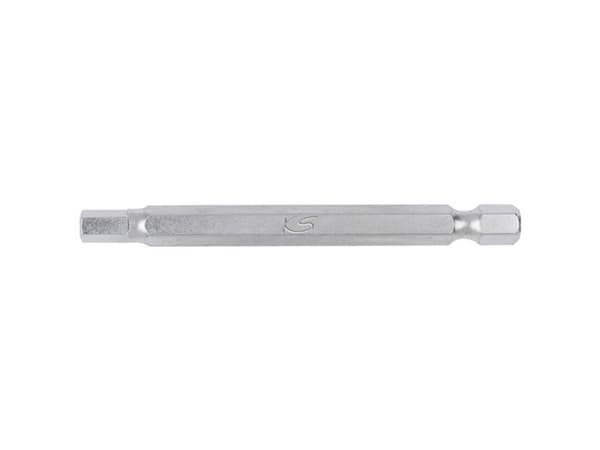 KS Tools 911.7513, Hex (metrisk), Nickel, DIN 3126, ISO 1173 - E 6,3, 75 mm, 20 g, 25,4 / 4 mm (1 / 4")