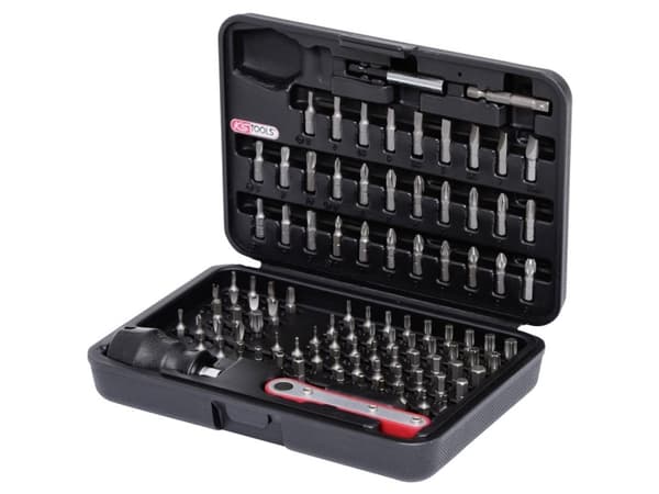KS Tools 911.2080, 99 stk, Nikkeli, DIN 3126, ISO 1173 - C 6,3, 25 mm, 750 g, 25,4 / 4 mm (1 / 4")
