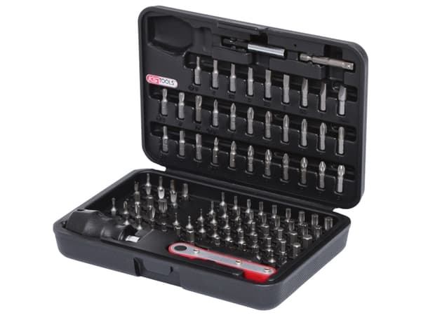 KS Tools 911.2080, 99 stk, Nikkeli, DIN 3126, ISO 1173 - C 6,3, 25 mm, 750 g, 25,4 / 4 mm (1 / 4")