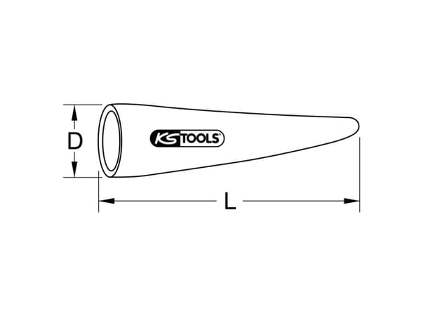 KS Tools 1174250 Levitystyökalu, jossa on suojaeristys