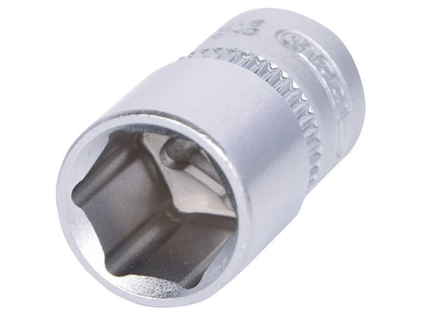 KS Tools 917.1410, Stikkontakt, 1/4", 1 hoder, 10 mm, Kromvanadiumstål, DIN 3120, ISO 1174, DIN 3124, ISO 2725