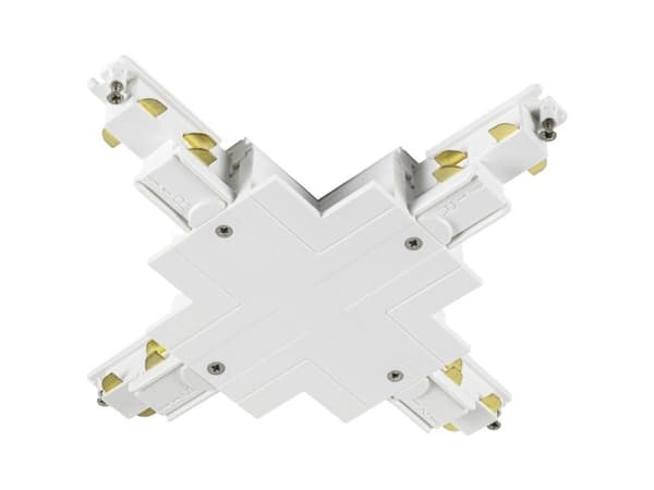 SLV X-connector, X-liitin, Valkoinen, Polykarbonaatti (PC), IP20, I, Katto/seinä