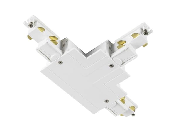 SLV T-connector, T-koppling, Vit, Polykarbonat, IP20, I, Innertak/vägg