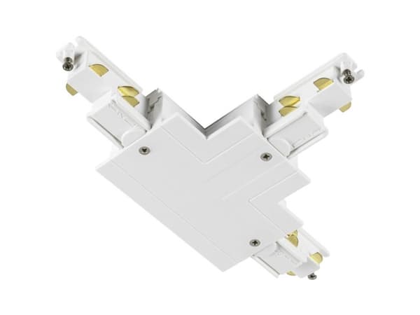 SLV T-connector, T-koppling, Vit, Polykarbonat, IP20, I, Innertak/vägg