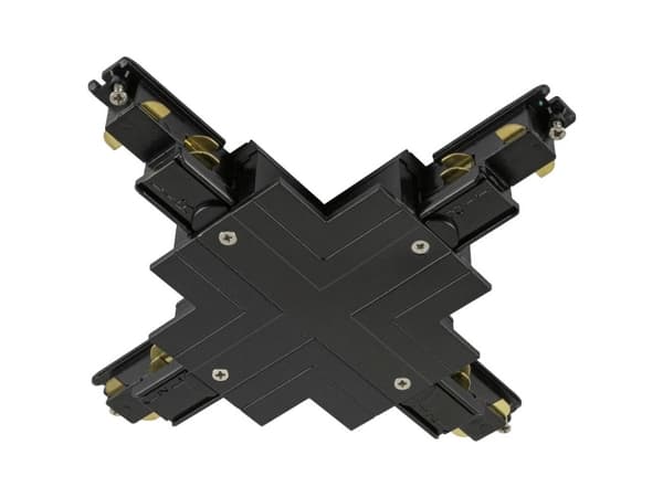 SLV X-connector, X-kontakt, Sort, Polykarbonat (PC), IP20, I, Tak/Vegg
