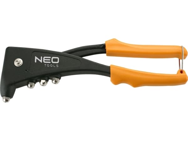 Riveting tool for steel and aluminium rivets 2.4/3.2/4.0/4.8 mm