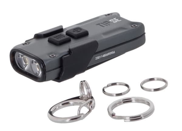 Nitecore TIP SE - LED-riippuvalaisin, harmaa