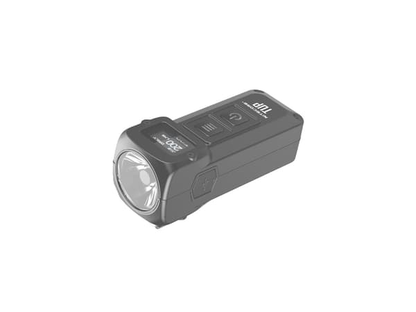 Nitecore TUP, Käsikokoinen taskulamppu, Harmaa, 1 m, IP54, LED, 1 lamppua